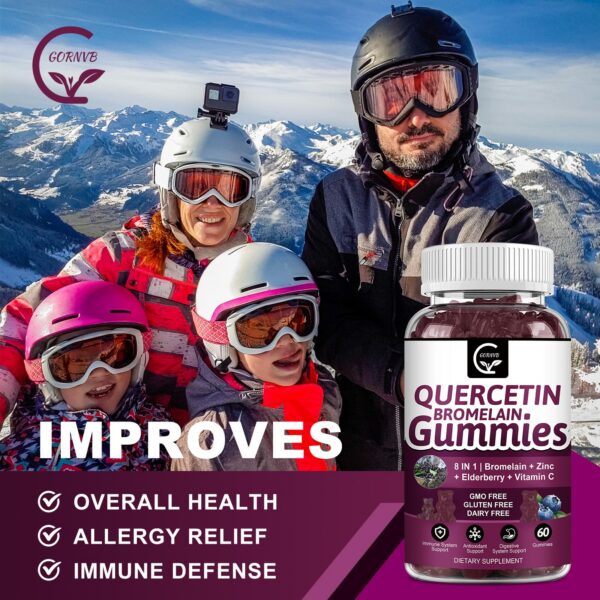 Gomitas de colores naranja y morado