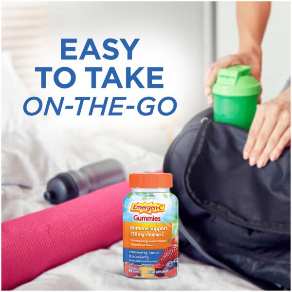 Gomitas Emergen-C fáciles de llevar sin agua