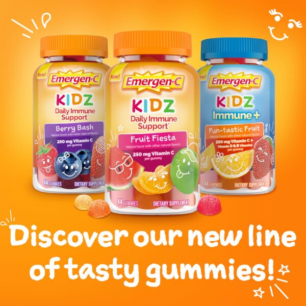 Gomitas Emergen-C Kidz soporte inmunológico niños
