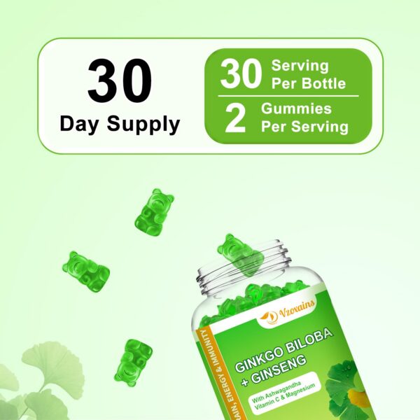 Gomitas para enfoque mental y memoria VZOXAINS