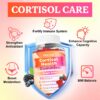 Detalle de ingredientes en gominolas Detox Cortisol Flyrocer