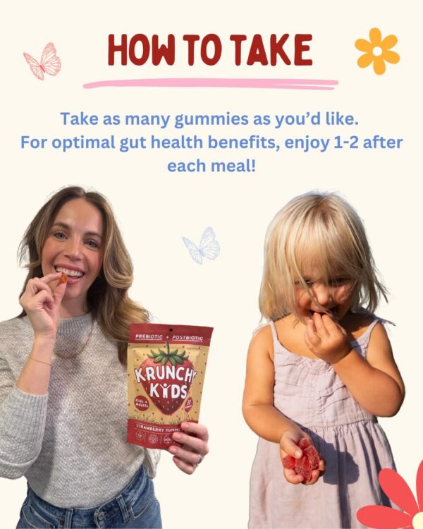 Gomitas con fruta fermentada y probióticos Krunchy Kids