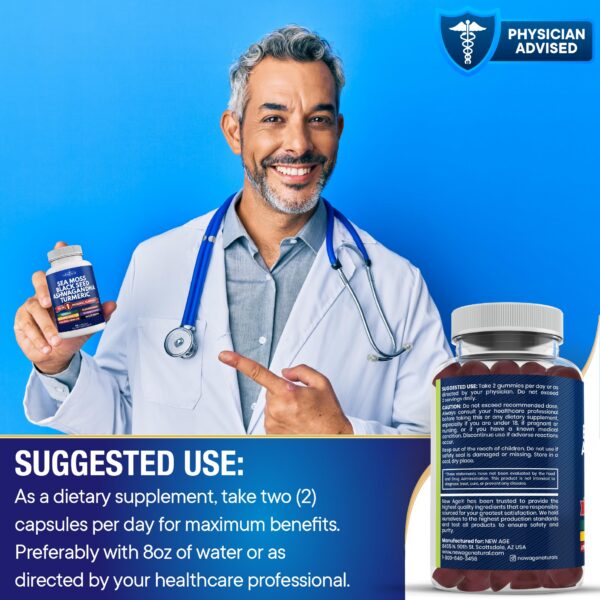 Gomitas con ingredientes naturales detox New Age