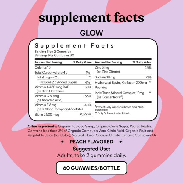 Gomitas Lemme Glow para uñas fuertes y piel sana