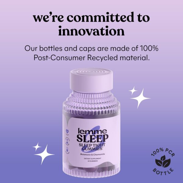 Gomitas Lemme Sleep 60 unidades para ayuda natural del sueño