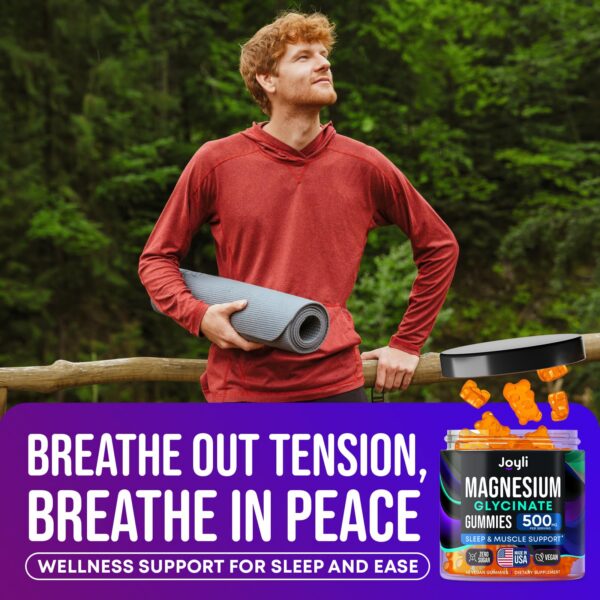 Version 1.0.0 Gomitas de magnesio y ashwagandha en envase JOYLI