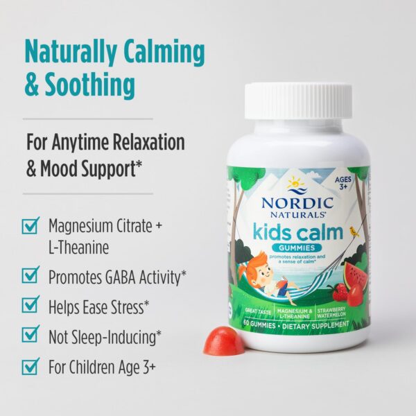 Gomitas masticables con bajo azúcar para niños calmantes