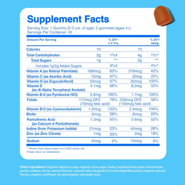Version 1.0.0 Gomitas masticables multivitamínicas para niños Feel Great