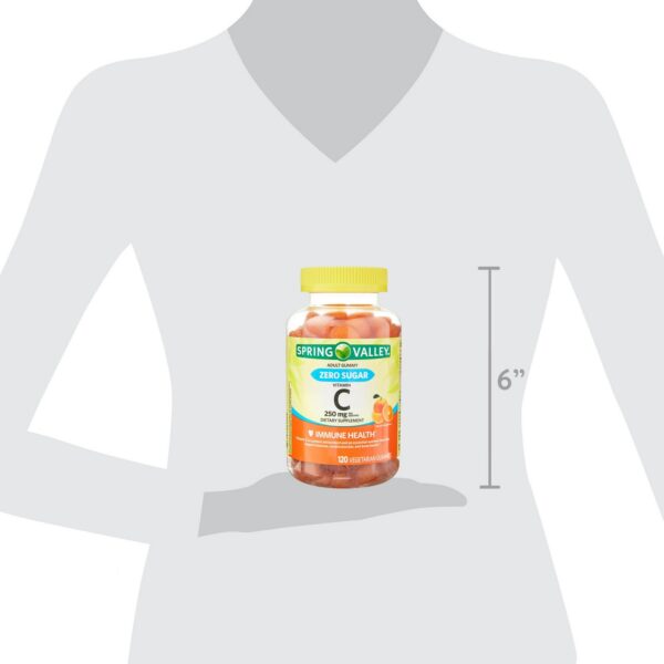 Gomitas masticables vitamin c 250 mg sin gluten ni lactosa