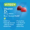 Gomitas masticables vitamina D3 Viteey sabor frutos rojos
