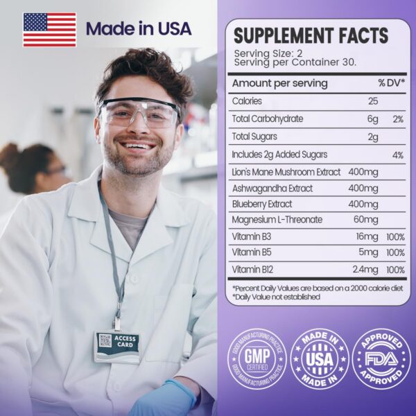 Version 1.0.0 Gomitas para mejor sueño y rendimiento NOORUZ veganas