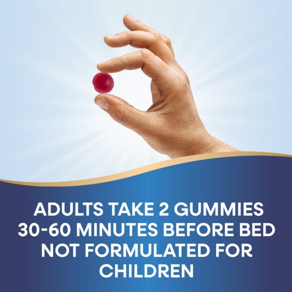 Gomitas melatonina 5mg Nature's Way no generan hábito adultos