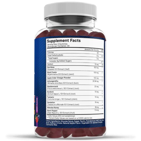 Gomitas con miel de manuka y diente de león