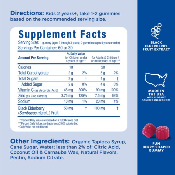 Gomitas Mommy's Bliss para niños con ingredientes antioxidantes