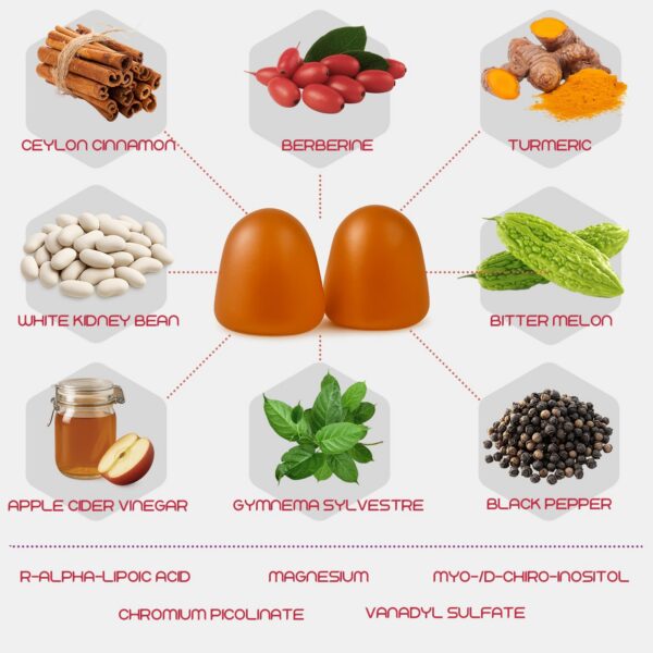 Version 1.0.0 Gomitas Moogǔ Organics sobre fondo blanco