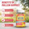 Gomitas mullein sin gluten para salud respiratoria