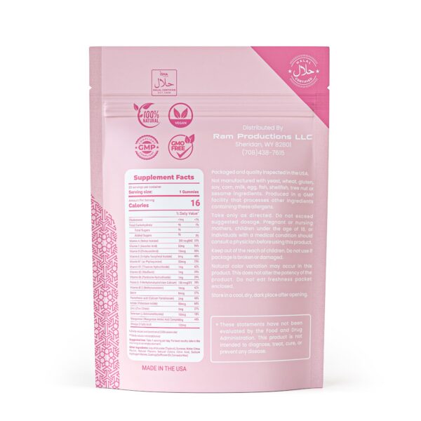 Gomitas multivitamínicas One Ummah Halal sabor piña 30 unidades