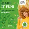 Gomitas musgo marino Wild Organic para niños apoyo general