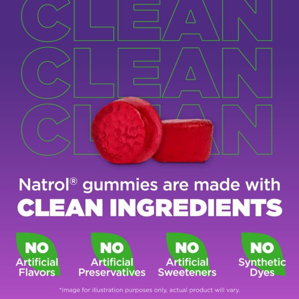 Gomitas Natrol Kids melatonina 1mg sabor frambuesa para niños
