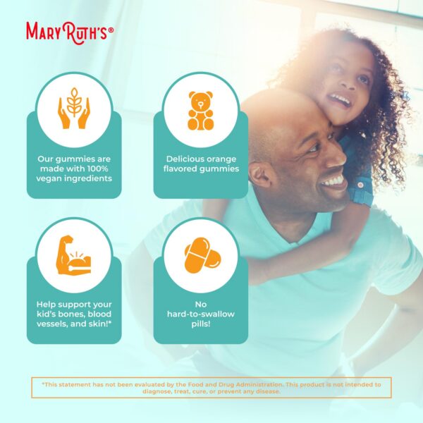 Gomitas para niños MaryRuth Organics saludables y seguras