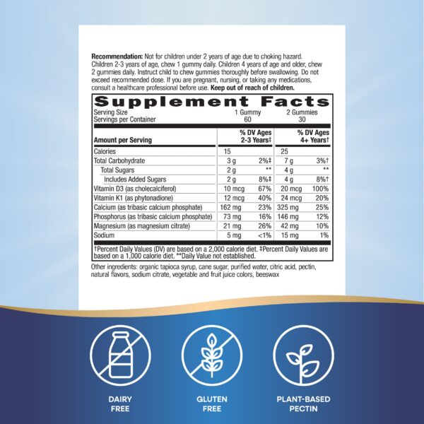Gomitas para niños Nature’s Way seguras y efectivas para crecimiento