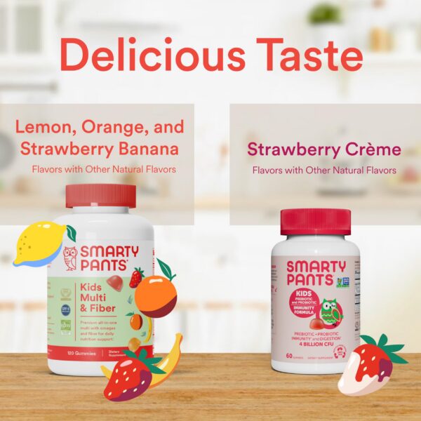 Gomitas nutritivas para niños con omega 3 y vitaminas esenciales SmartyPants