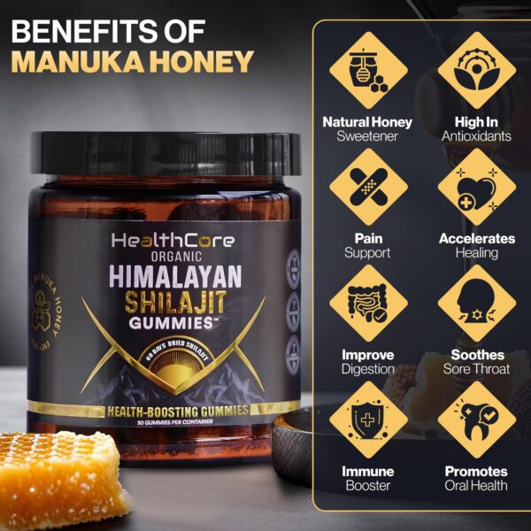 Gomitas nutritivas de Shilajit de NutraHeights.