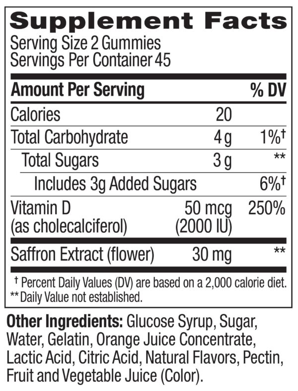 Frente del envase mostrando sabores