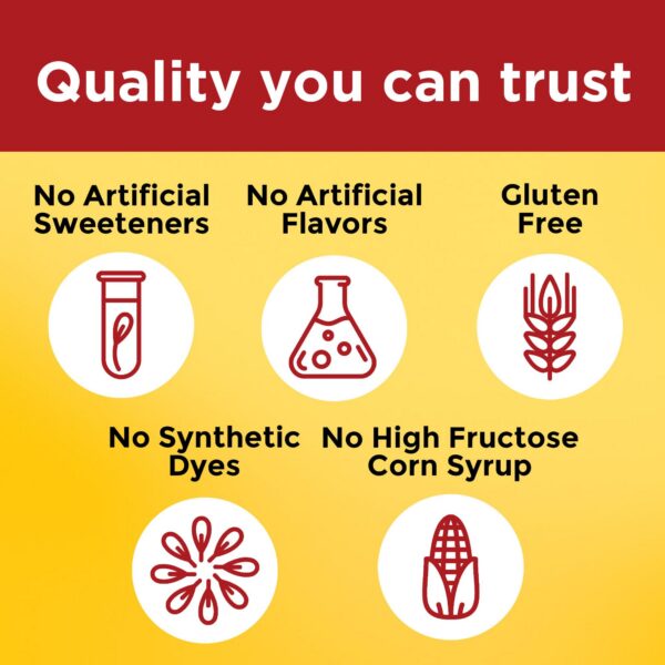 Gomitas de aceite de pescado en frasco visto desde arriba