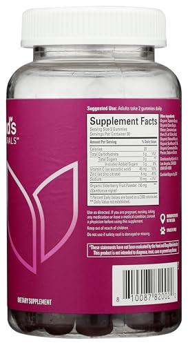 Version 1.0.0 Gomitas orgánicas bajas en azúcar para apoyo inmune