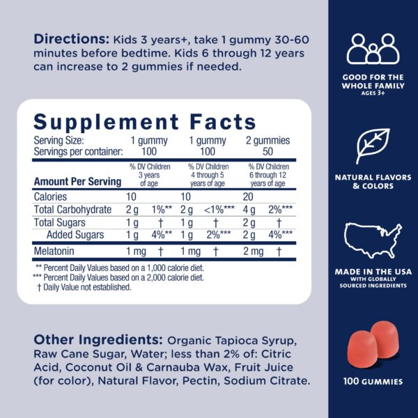 Gomitas para niños sin colores y sabores artificiales