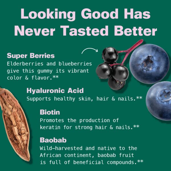 Gomitas para piel hidratada y saludable Kuli Kuli 60 piezas