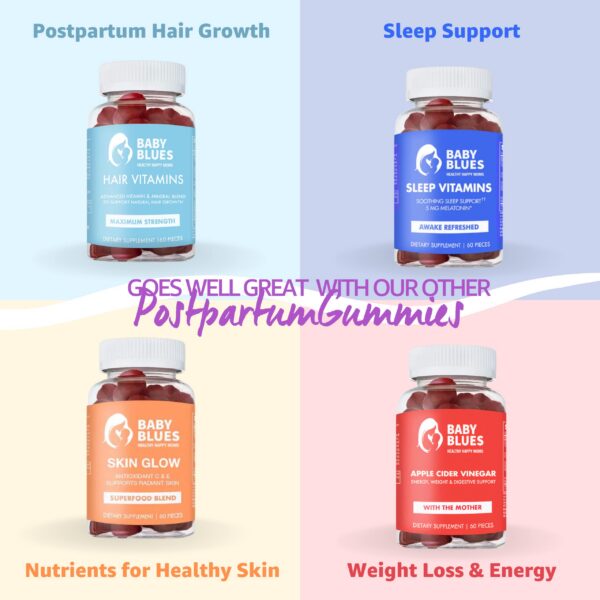 Gomitas postparto Baby Blues apoyo inmunológico seguros