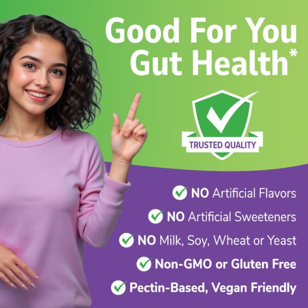 Gomitas prebióticas a base de pectina 21st Century