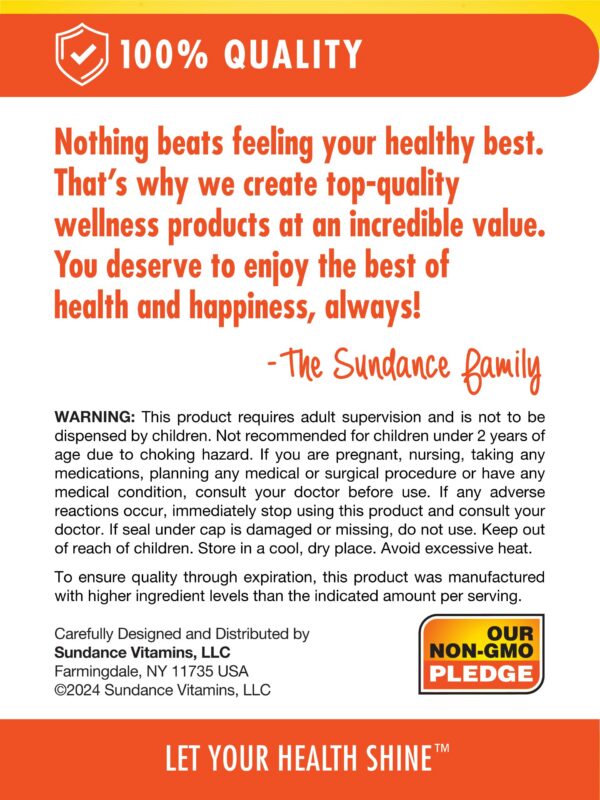 Gomitas prenatales Sundance sin gluten y sin OMG