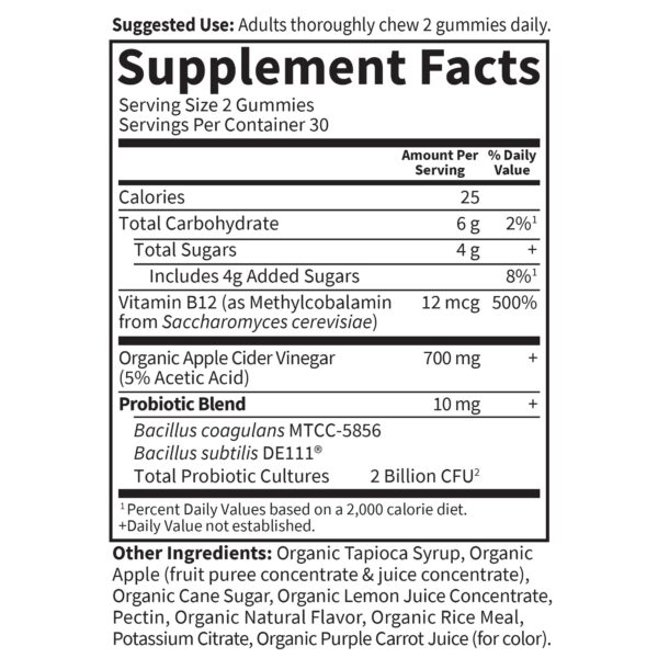 Gomitas probióticas para apoyo digestivo Garden of Life