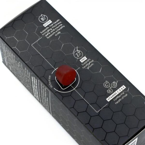 Gomitas para promover cabello saludable con vitaminas esenciales