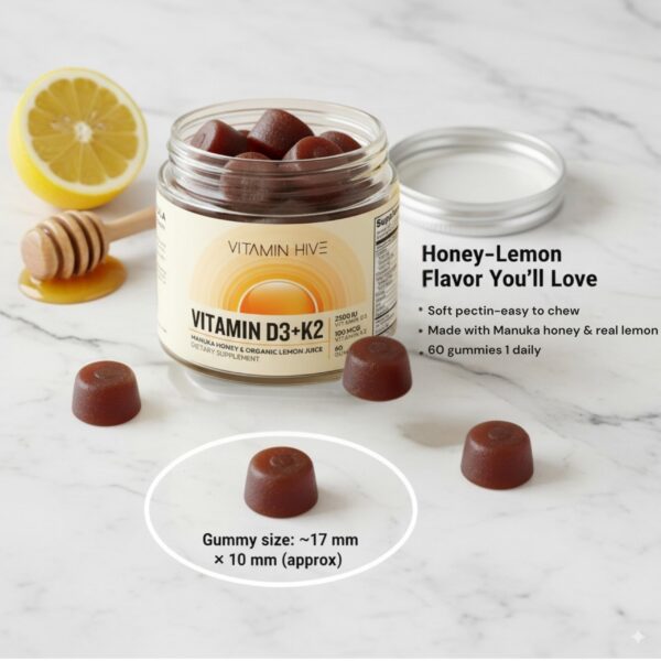 Gomitas sabor limón en empaque