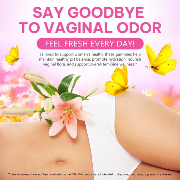 Gomitas sabor piña para salud femenina con arándano y D-Manosa.