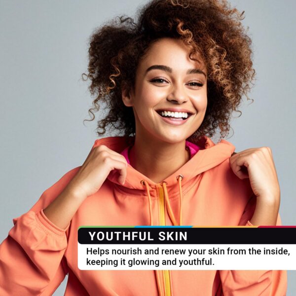 Gomitas saludables para cabello piel uñas sin ingredientes GMO