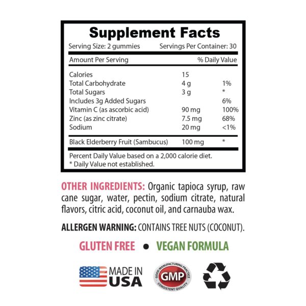 Gomitas Lifecentric Health con 60 unidades para apoyo durante un mes