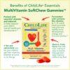 Gomitas sin azúcar para niños multivitaminas CHILDLIFE SoftChew