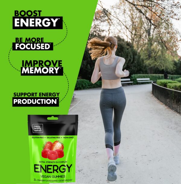 Gomitas sin cafeína para apoyo energético natural