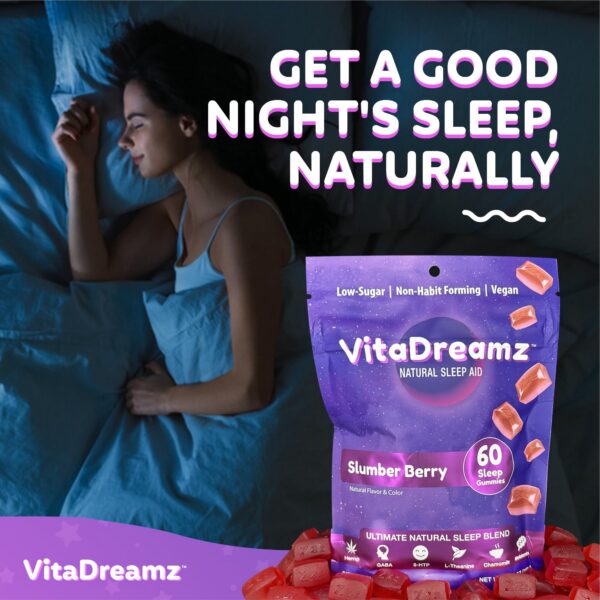 Gomitas SleepEZ Pillowz fórmula vegana baja azúcar