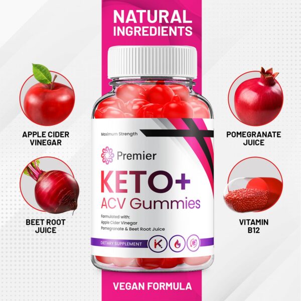 Gomitas Slim Premier Keto ACV para grasa abdominal