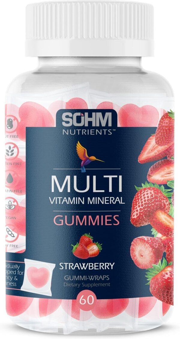 Gomitas SOHM vitaminas para hombres y mujeres apoyo nutricional