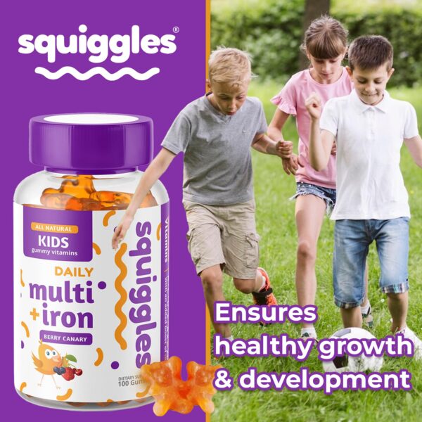 Gomitas Squiggles sin exceso de azúcar para ninos