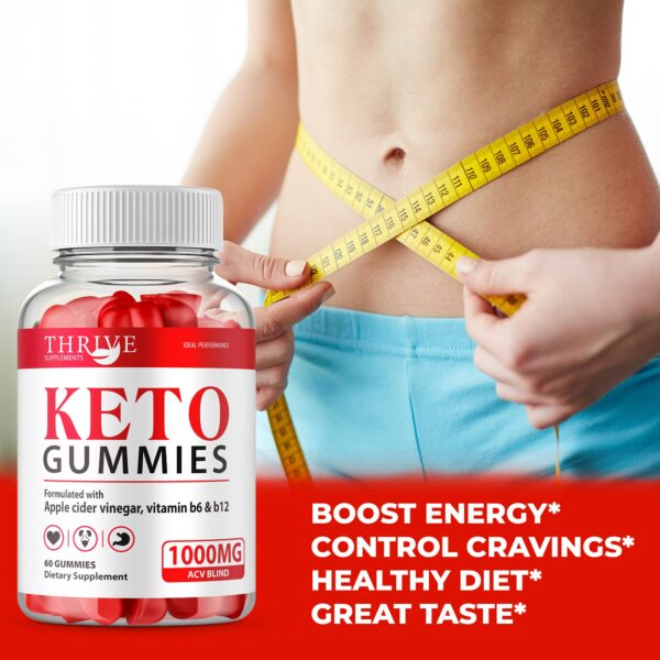 Gomitas Thrive Ketos osos gomita suplemento natural 60 pcs