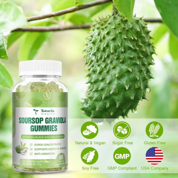 Gomitas Totaria con aceite de semilla negra y musgo marino orgánico