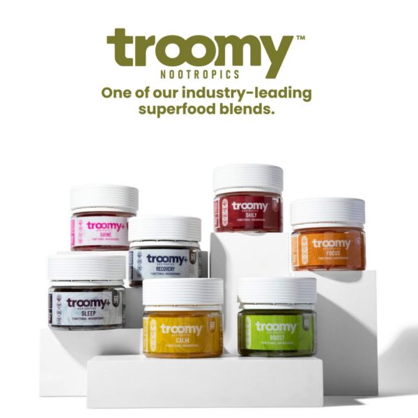 Gomitas Troomy Boost para enfoque cognitivo y energía natural